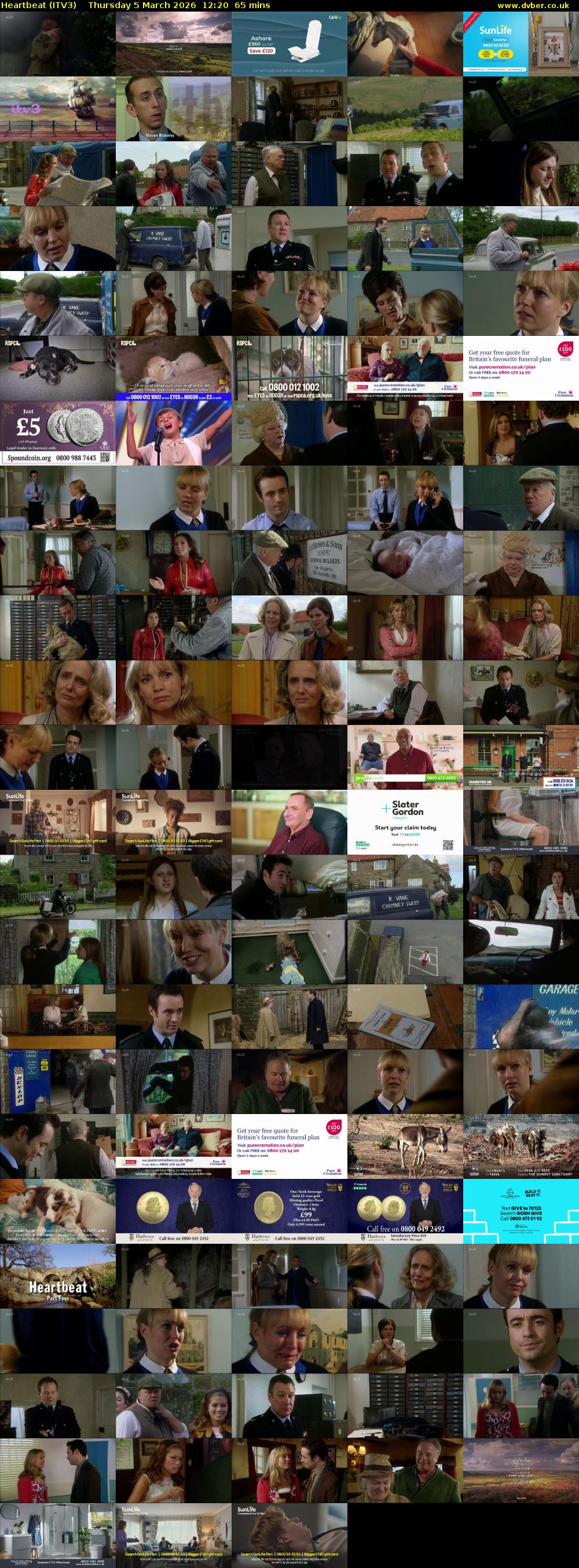 Heartbeat (ITV3) Thursday 5 March 2026 12:20 - 13:25