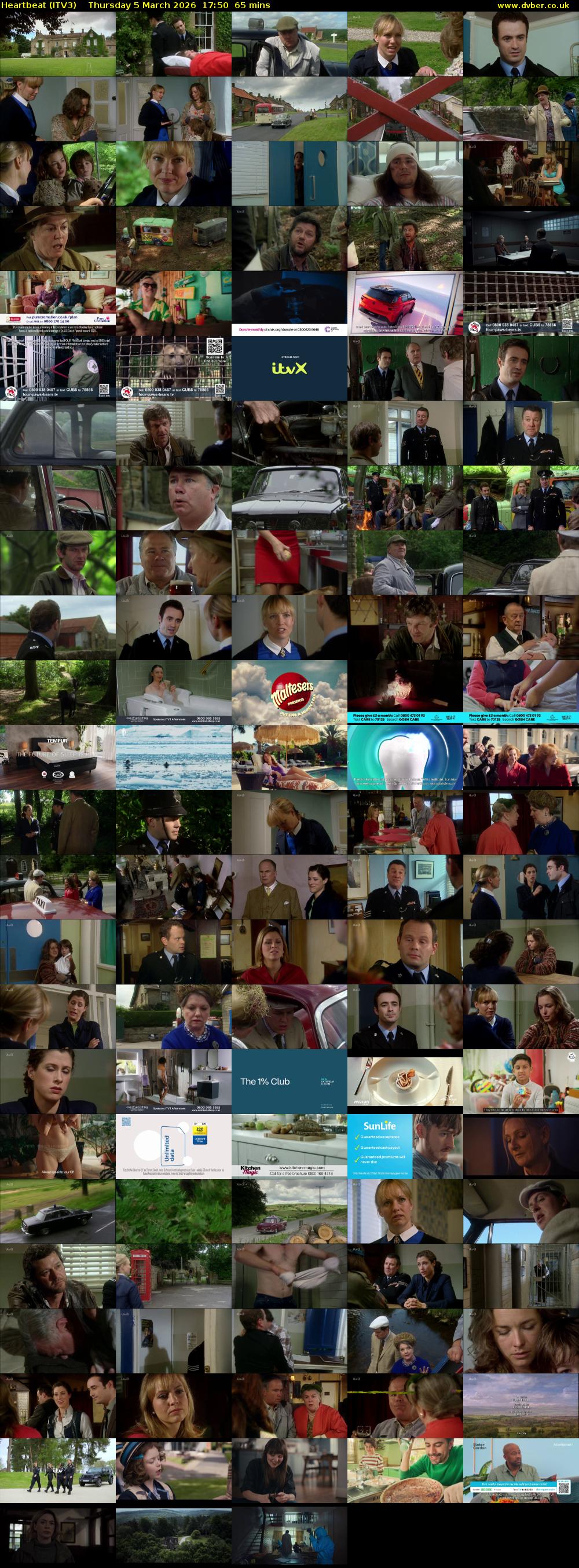 Heartbeat (ITV3) Thursday 5 March 2026 17:50 - 18:55