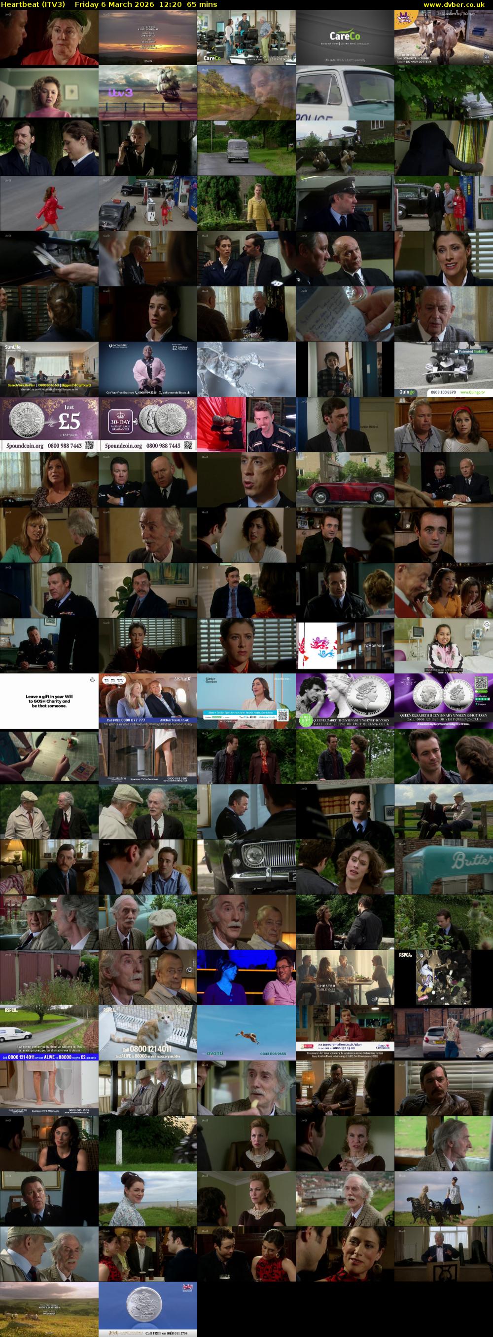 Heartbeat (ITV3) Friday 6 March 2026 12:20 - 13:25