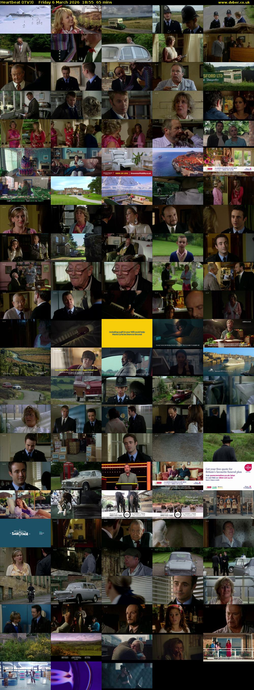 Heartbeat (ITV3) Friday 6 March 2026 18:55 - 20:00