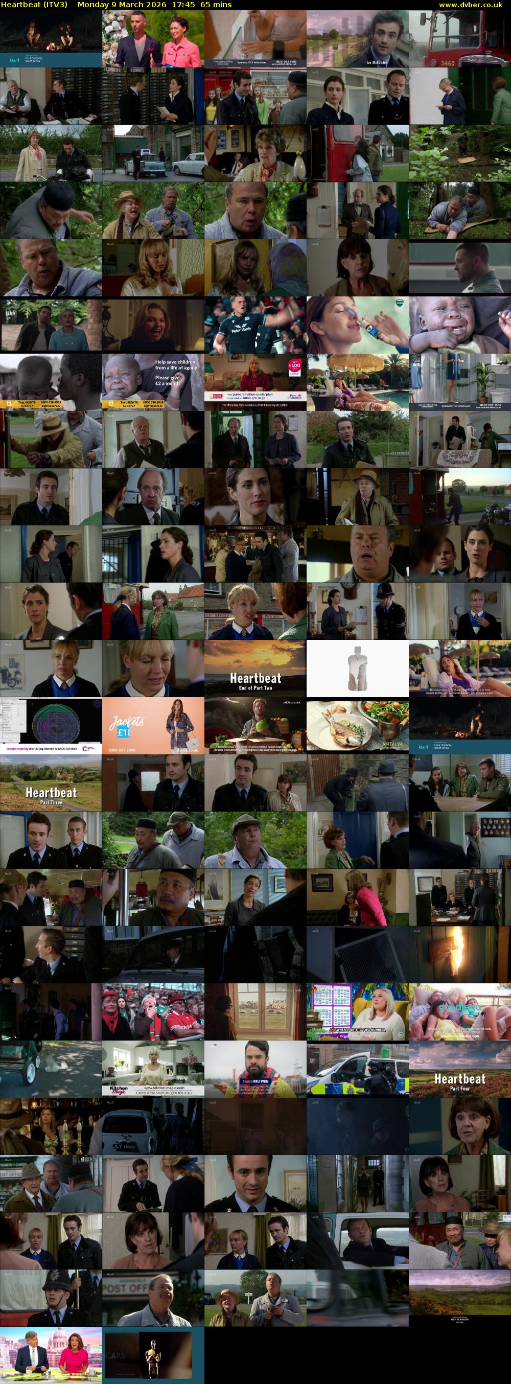 Heartbeat (ITV3) Monday 9 March 2026 17:45 - 18:50