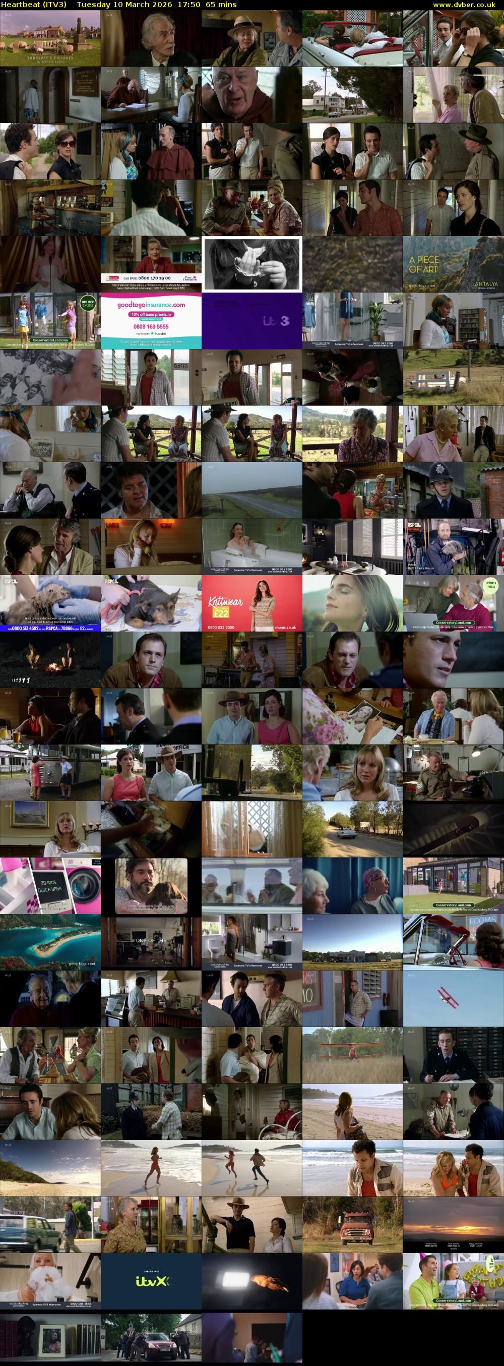 Heartbeat (ITV3) Tuesday 10 March 2026 17:50 - 18:55