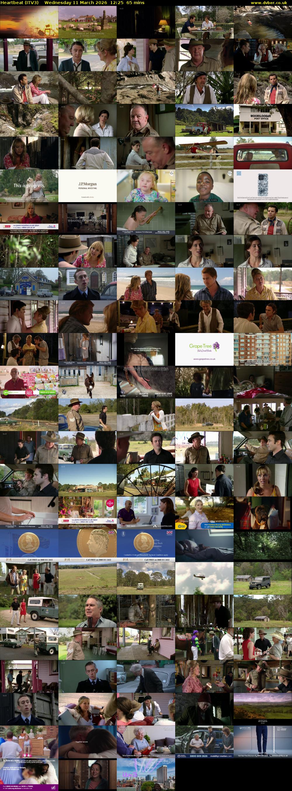 Heartbeat (ITV3) Wednesday 11 March 2026 12:25 - 13:30