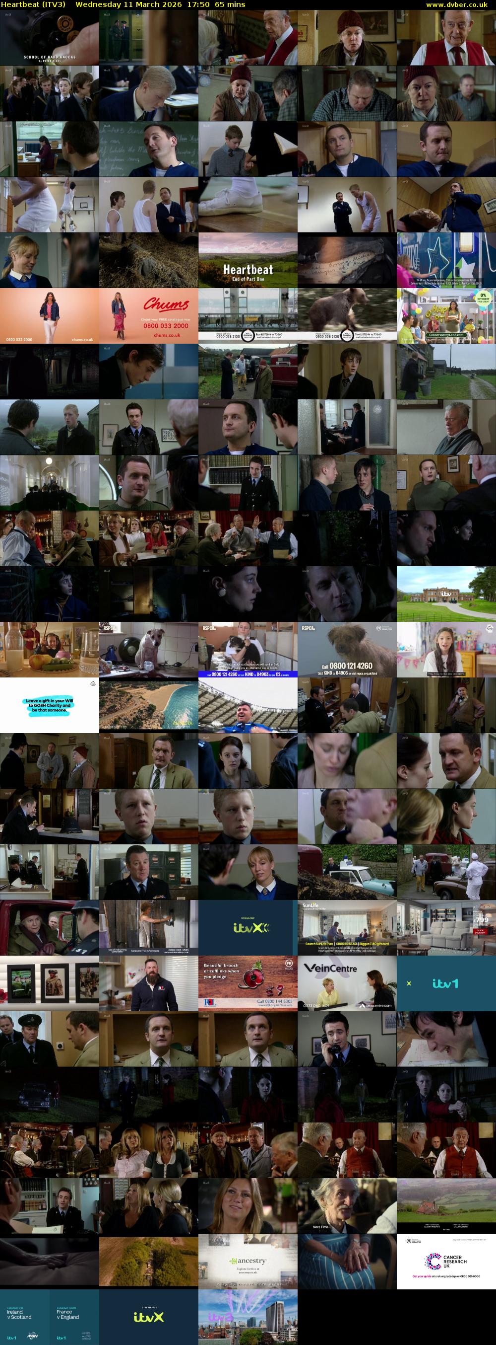 Heartbeat (ITV3) Wednesday 11 March 2026 17:50 - 18:55