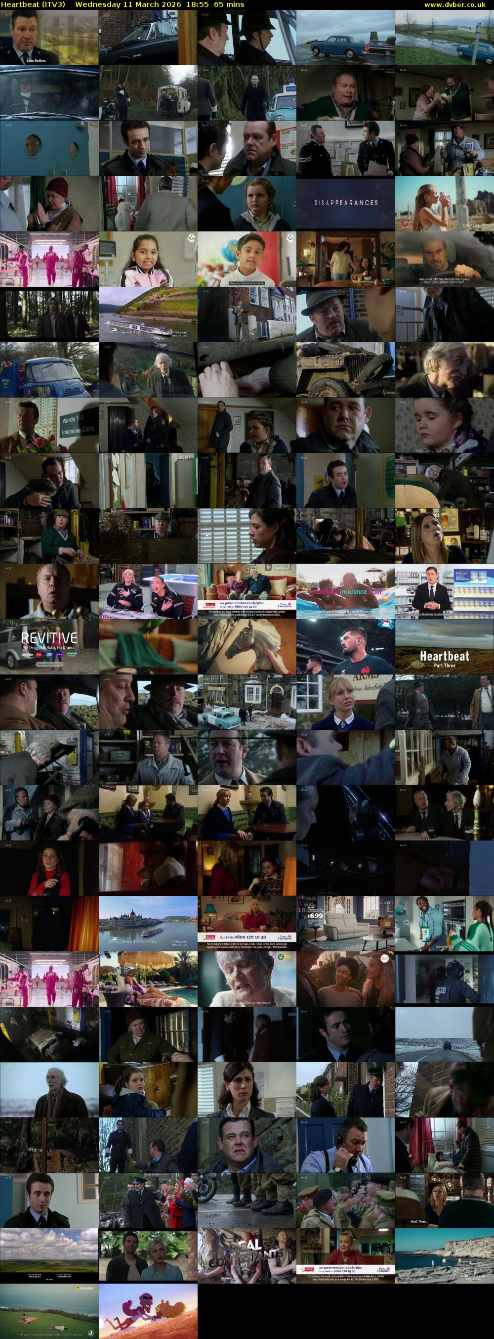 Heartbeat (ITV3) Wednesday 11 March 2026 18:55 - 20:00