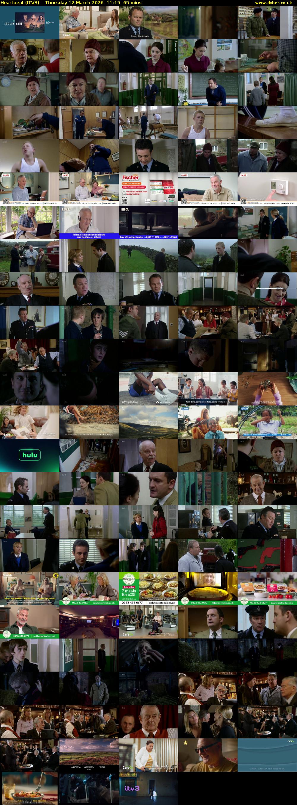 Heartbeat (ITV3) Thursday 12 March 2026 11:15 - 12:20