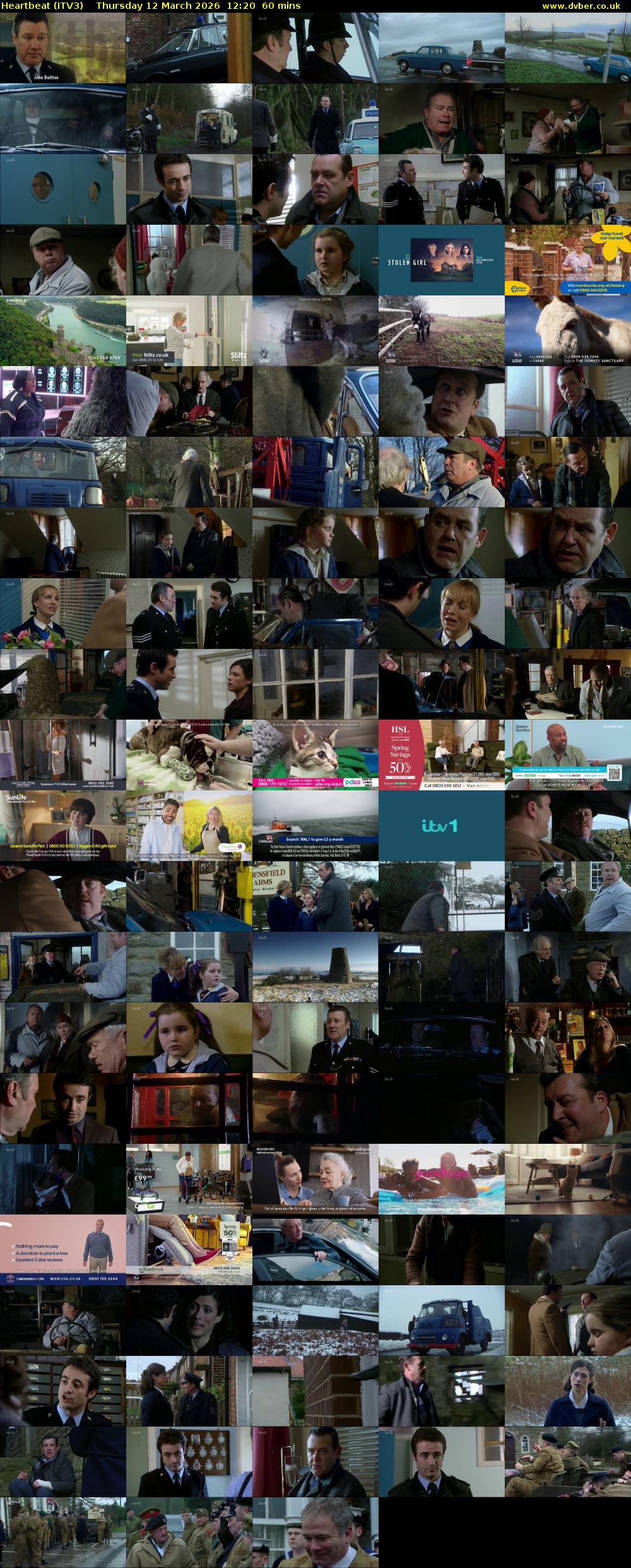 Heartbeat (ITV3) Thursday 12 March 2026 12:20 - 13:20
