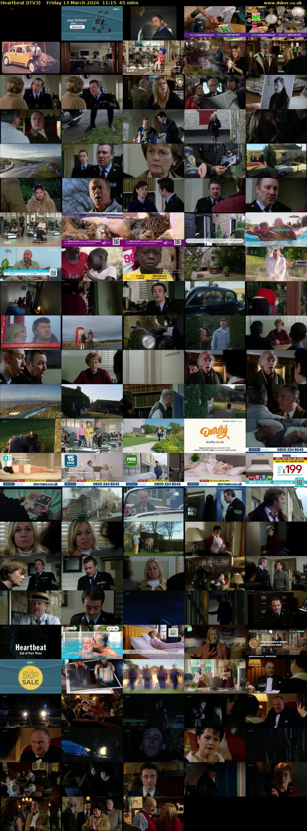 Heartbeat (ITV3) Friday 13 March 2026 11:15 - 12:20