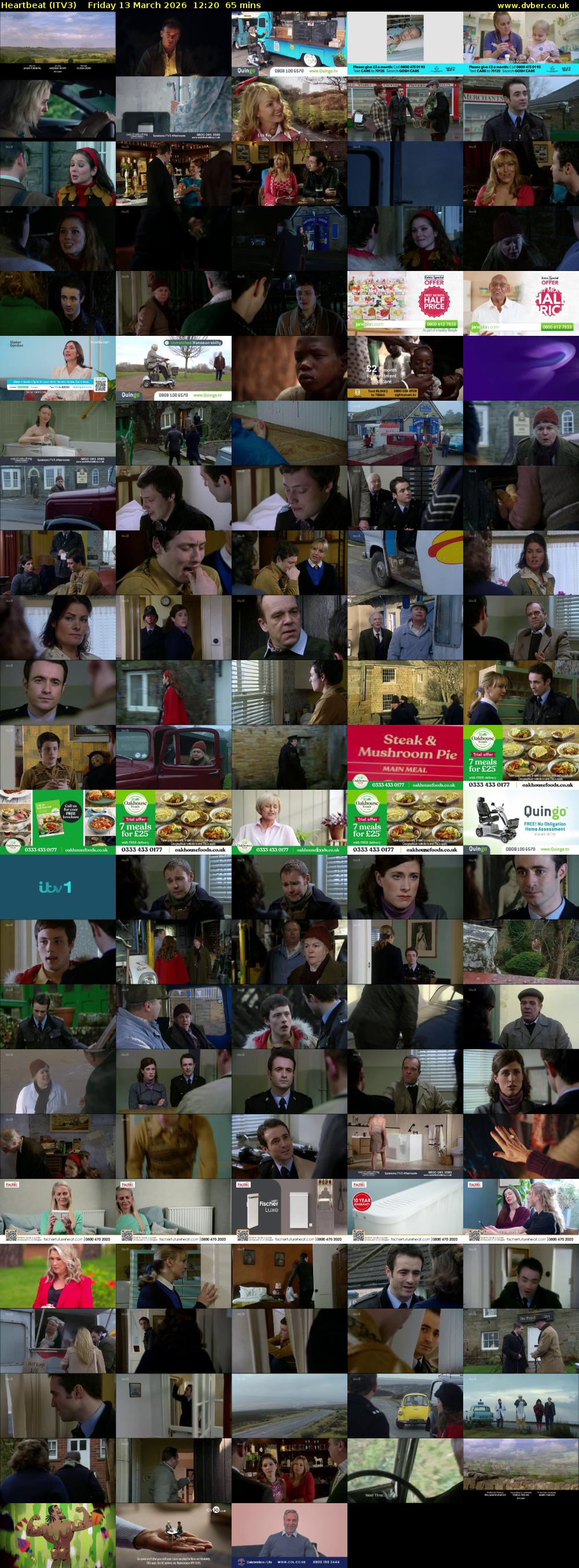 Heartbeat (ITV3) Friday 13 March 2026 12:20 - 13:25