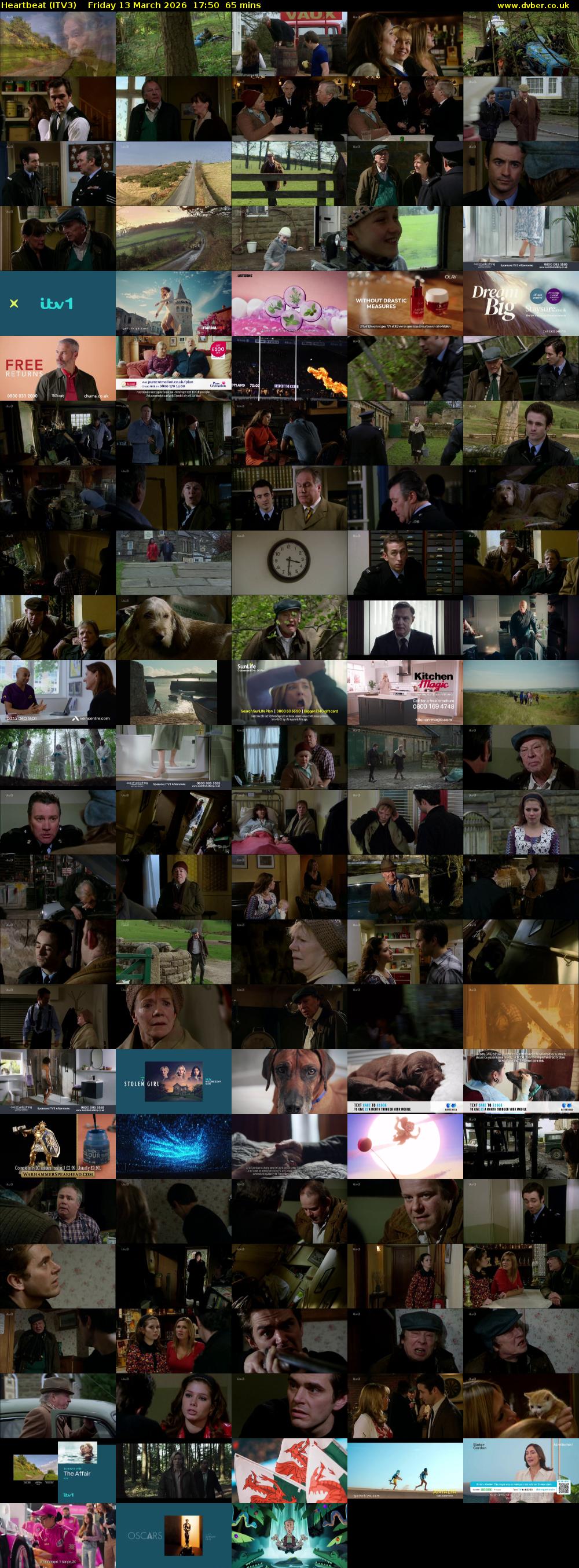 Heartbeat (ITV3) Friday 13 March 2026 17:50 - 18:55