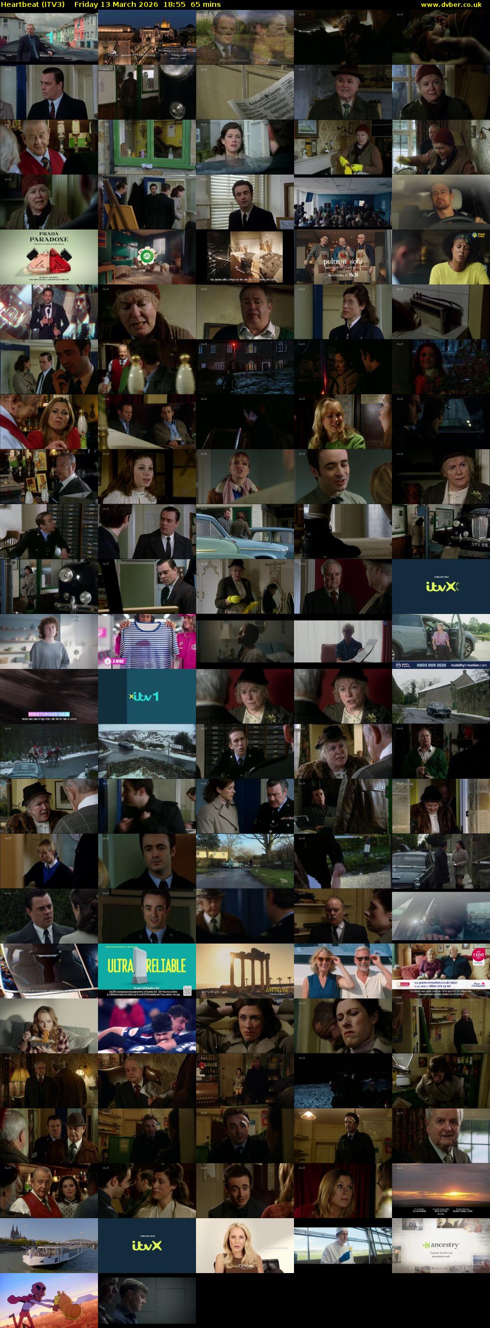 Heartbeat (ITV3) Friday 13 March 2026 18:55 - 20:00