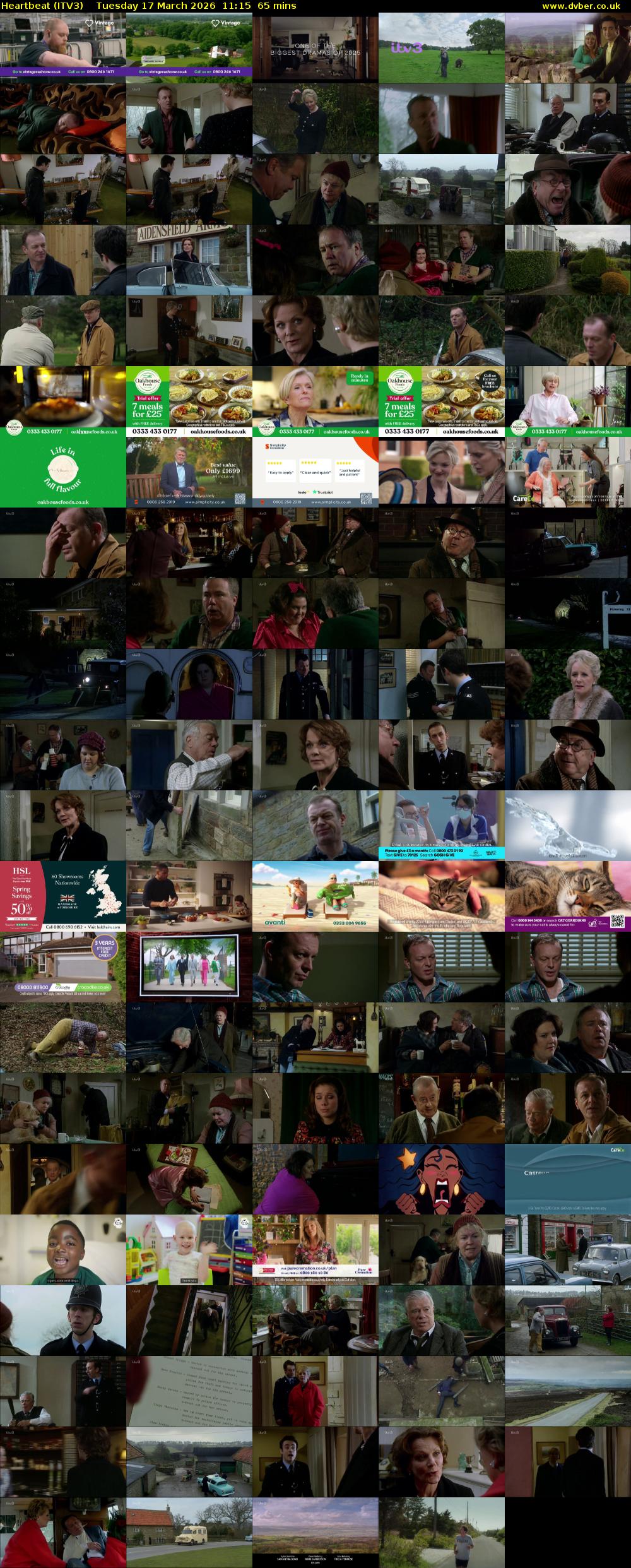 Heartbeat (ITV3) Tuesday 17 March 2026 11:15 - 12:20