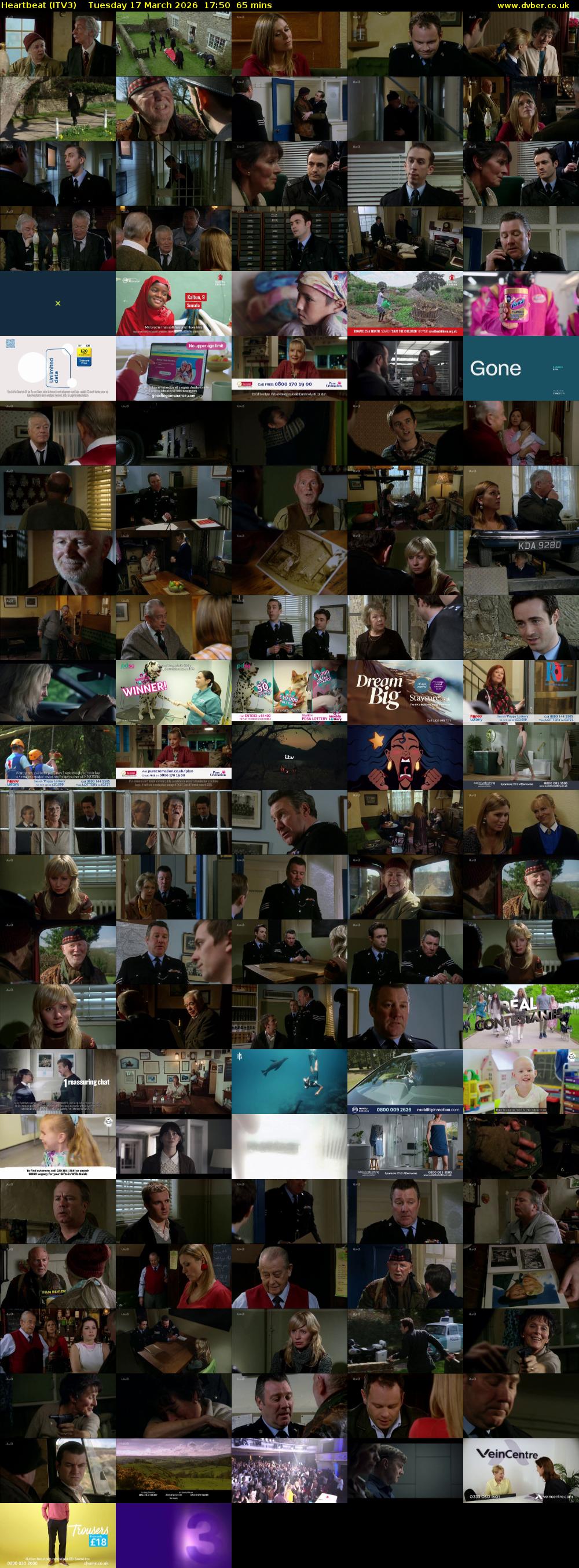 Heartbeat (ITV3) Tuesday 17 March 2026 17:50 - 18:55