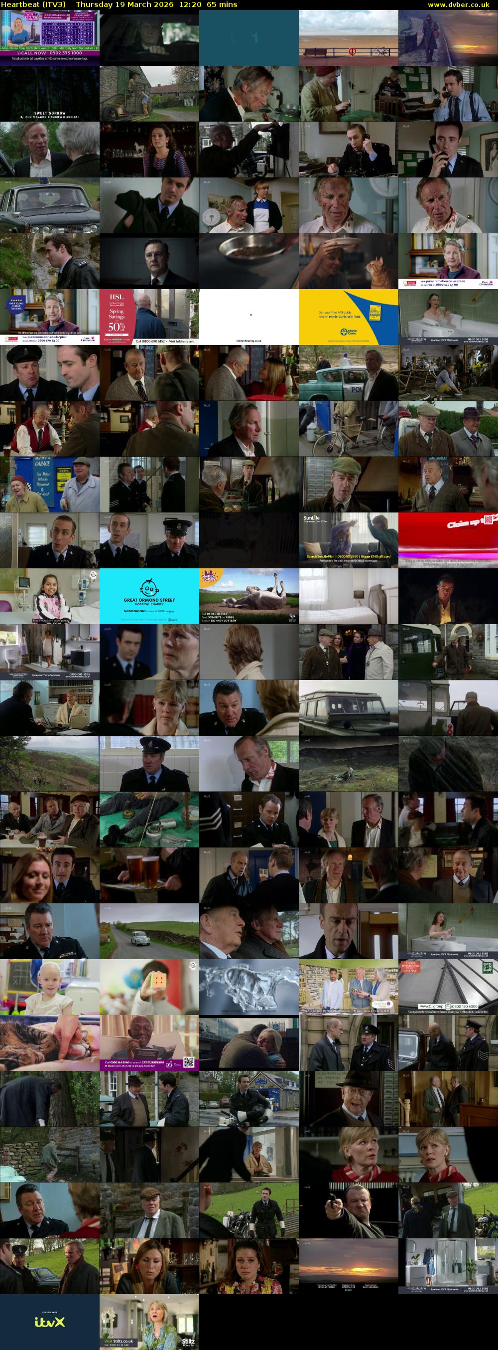 Heartbeat (ITV3) Thursday 19 March 2026 12:20 - 13:25