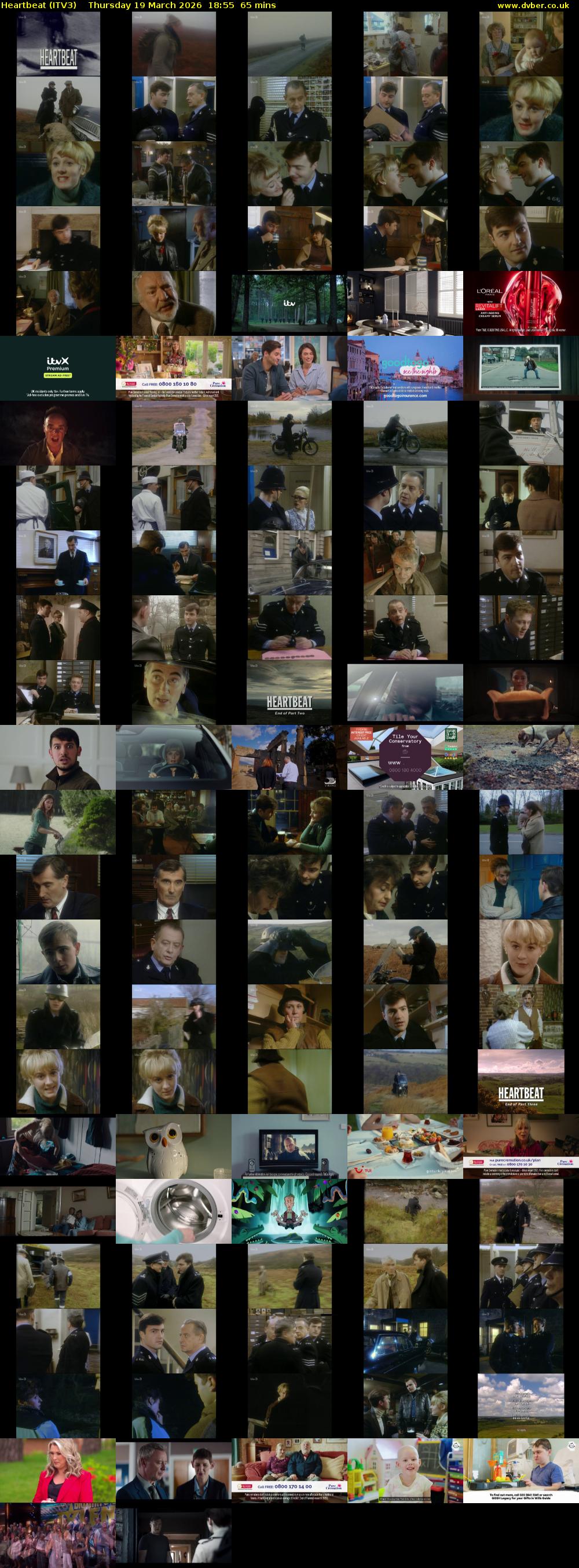 Heartbeat (ITV3) Thursday 19 March 2026 18:55 - 20:00