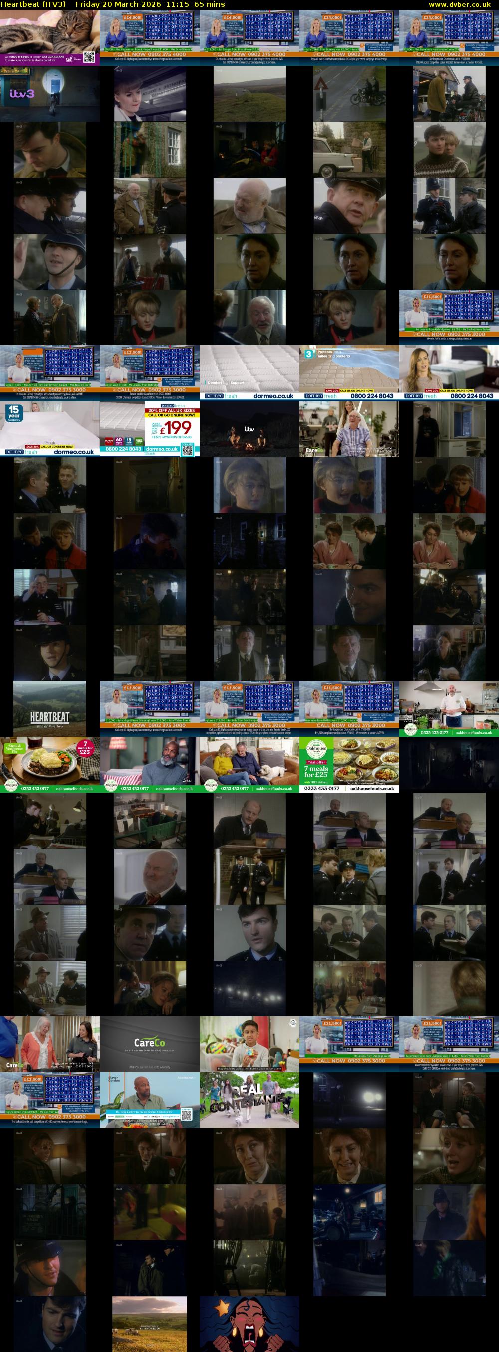 Heartbeat (ITV3) Friday 20 March 2026 11:15 - 12:20