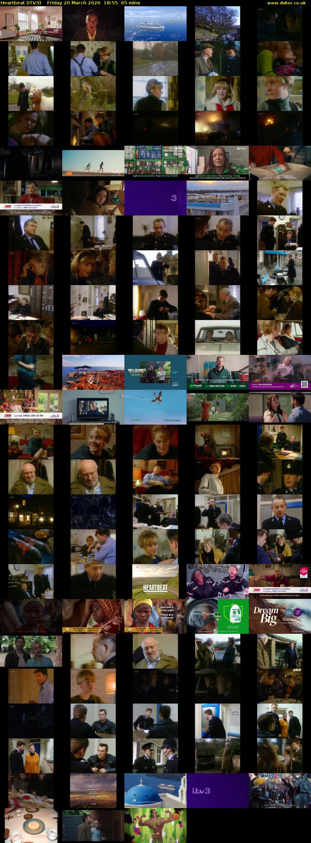 Heartbeat (ITV3) Friday 20 March 2026 18:55 - 20:00