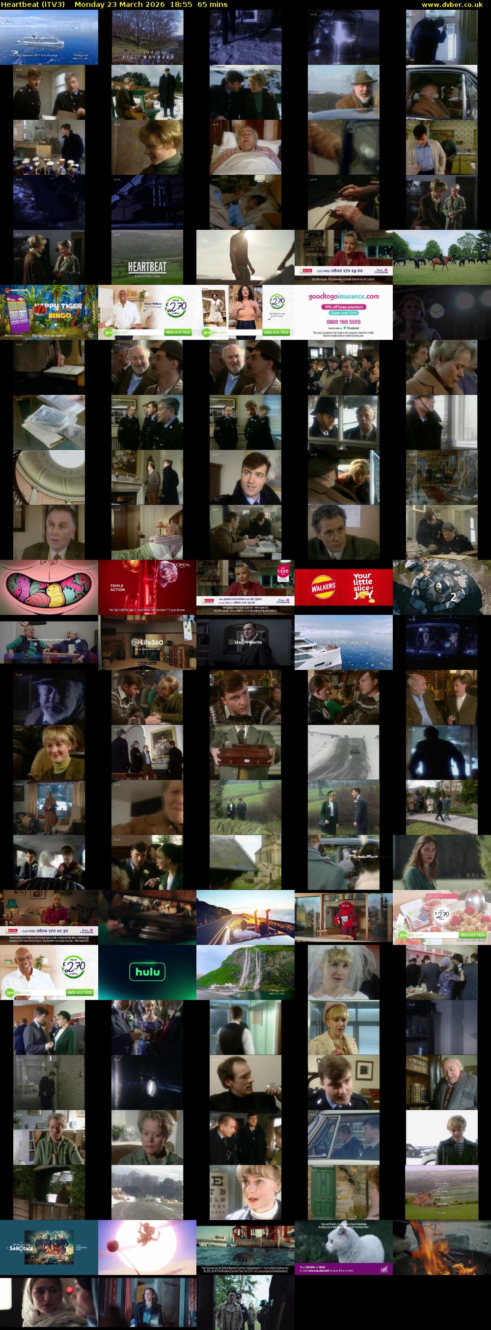 Heartbeat (ITV3) Monday 23 March 2026 18:55 - 20:00