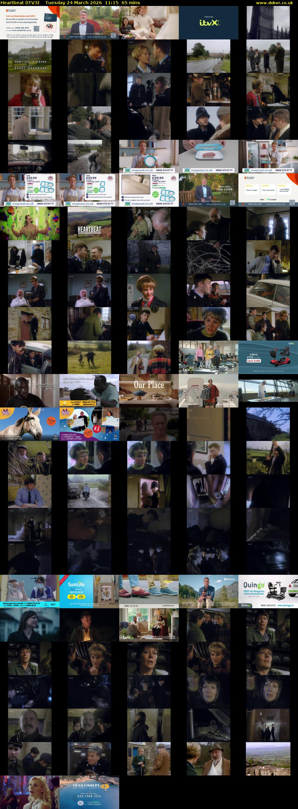 Heartbeat (ITV3) Tuesday 24 March 2026 11:15 - 12:20