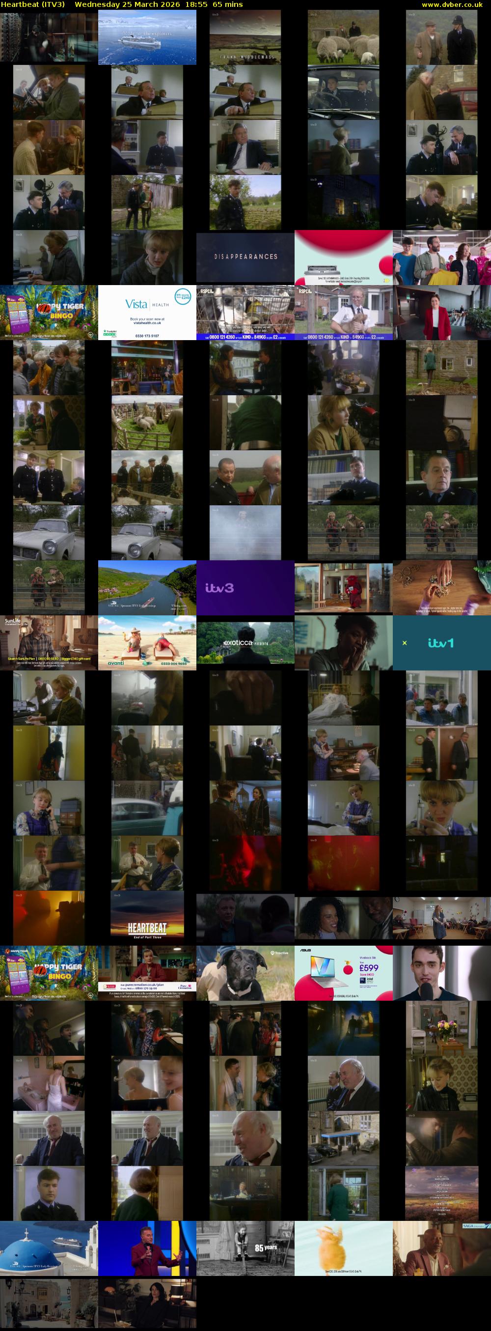 Heartbeat (ITV3) Wednesday 25 March 2026 18:55 - 20:00