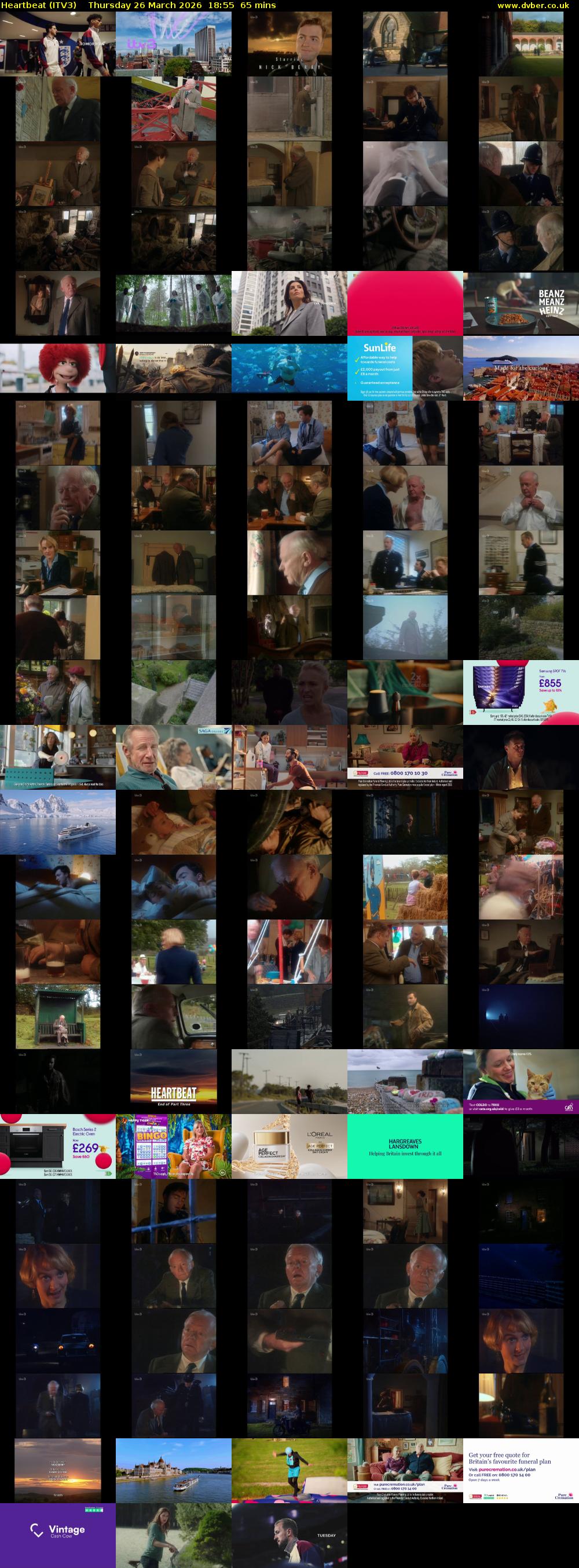 Heartbeat (ITV3) Thursday 26 March 2026 18:55 - 20:00