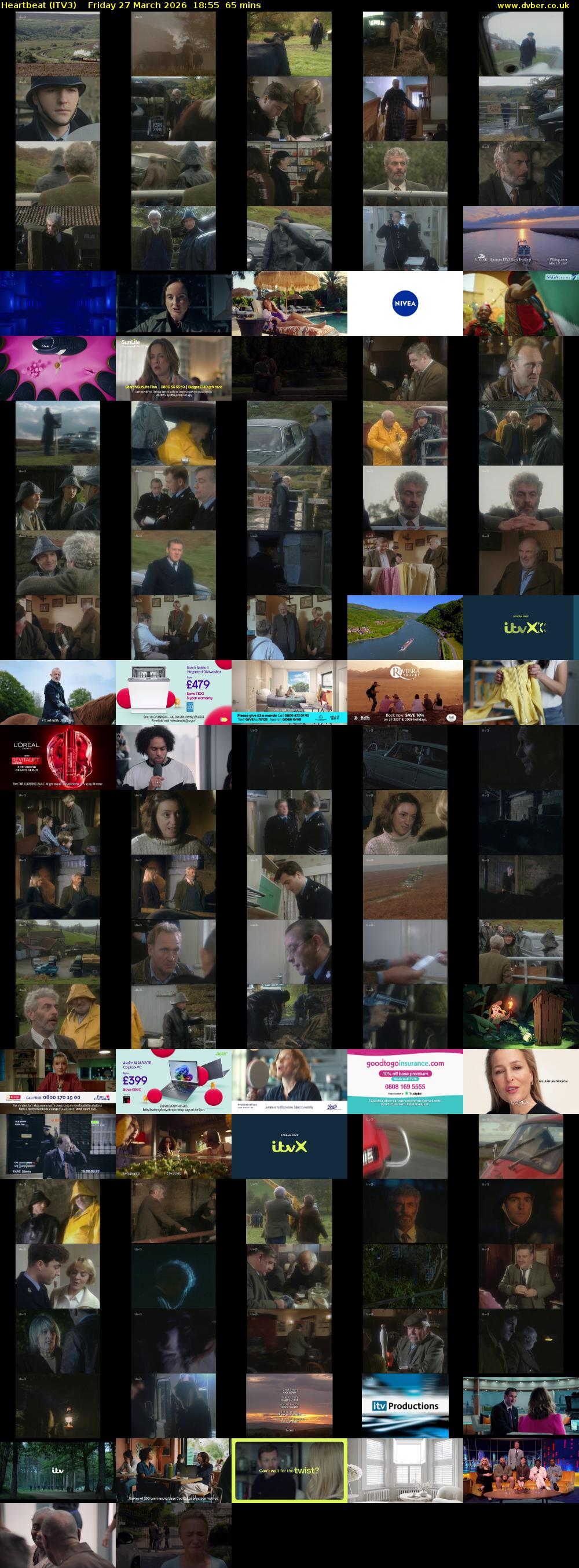Heartbeat (ITV3) Friday 27 March 2026 18:55 - 20:00