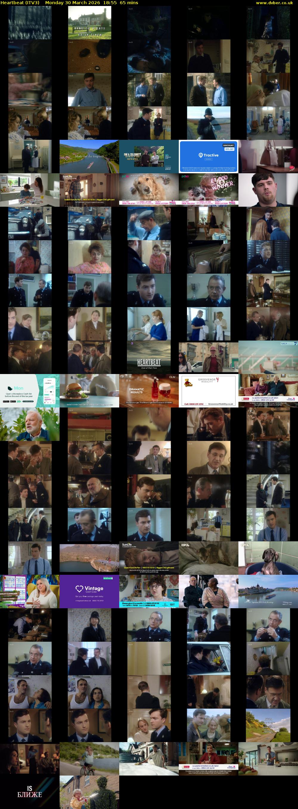 Heartbeat (ITV3) Monday 30 March 2026 18:55 - 20:00