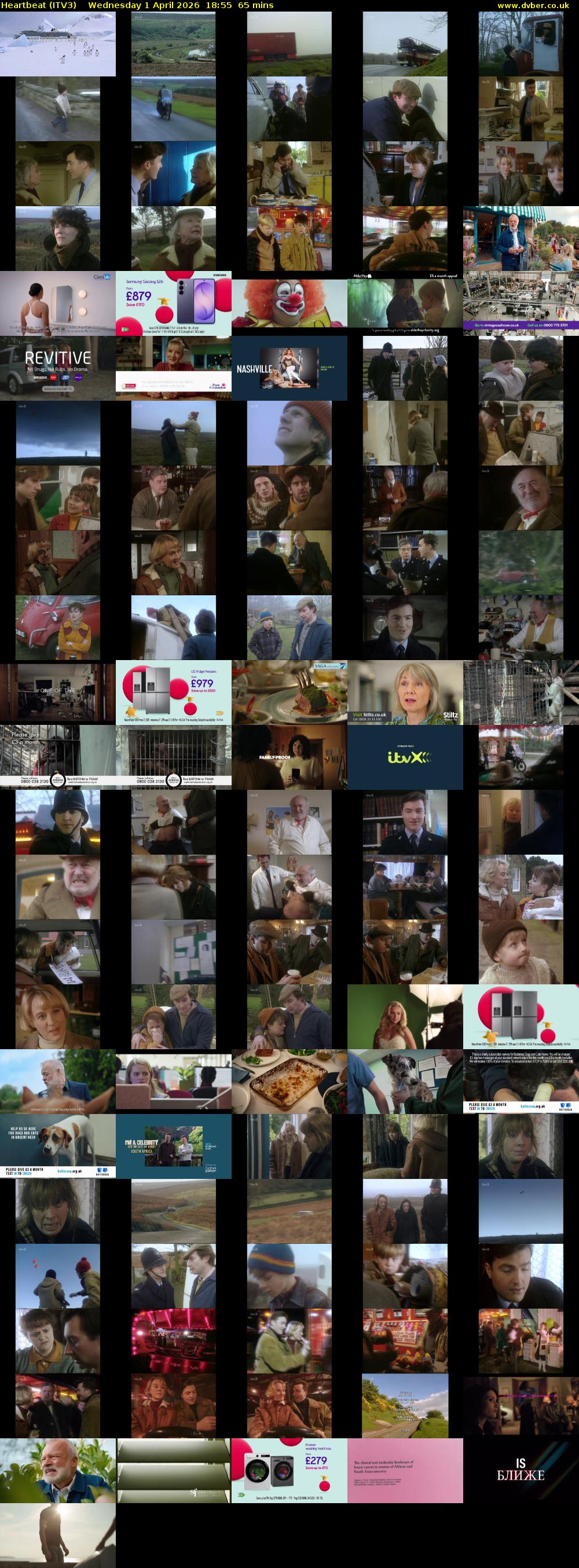 Heartbeat (ITV3) Wednesday 1 April 2026 18:55 - 20:00