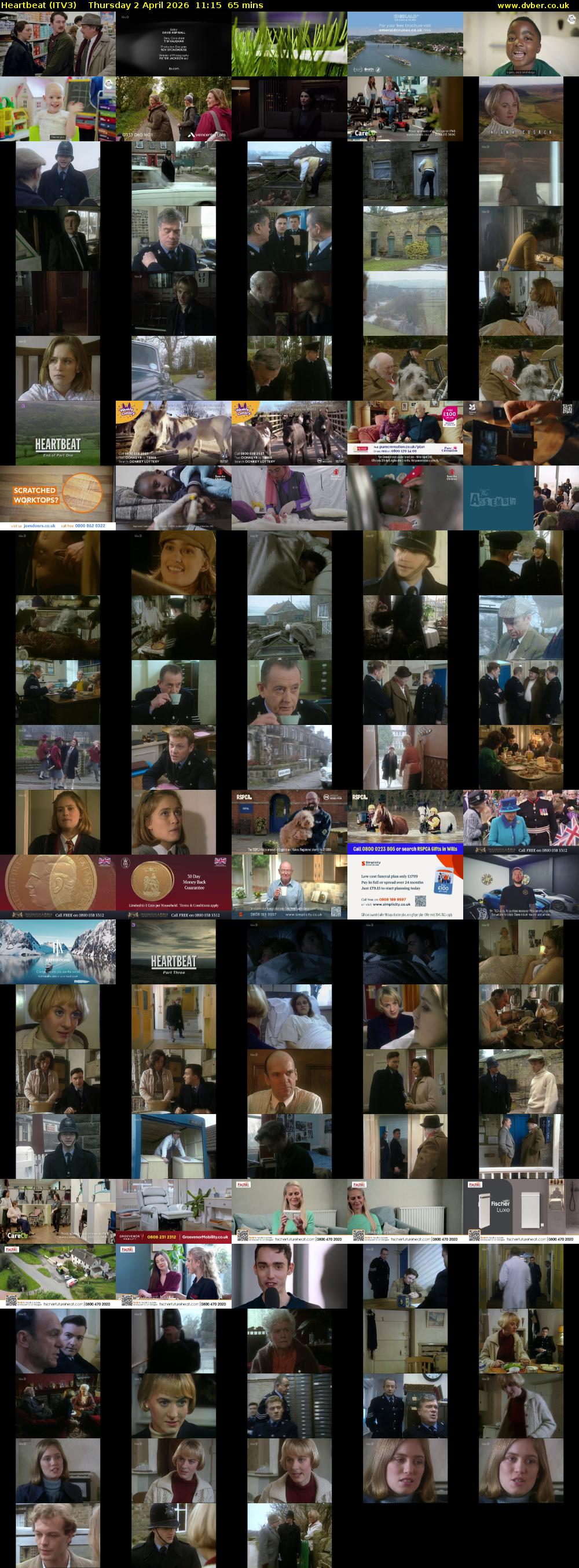 Heartbeat (ITV3) Thursday 2 April 2026 11:15 - 12:20
