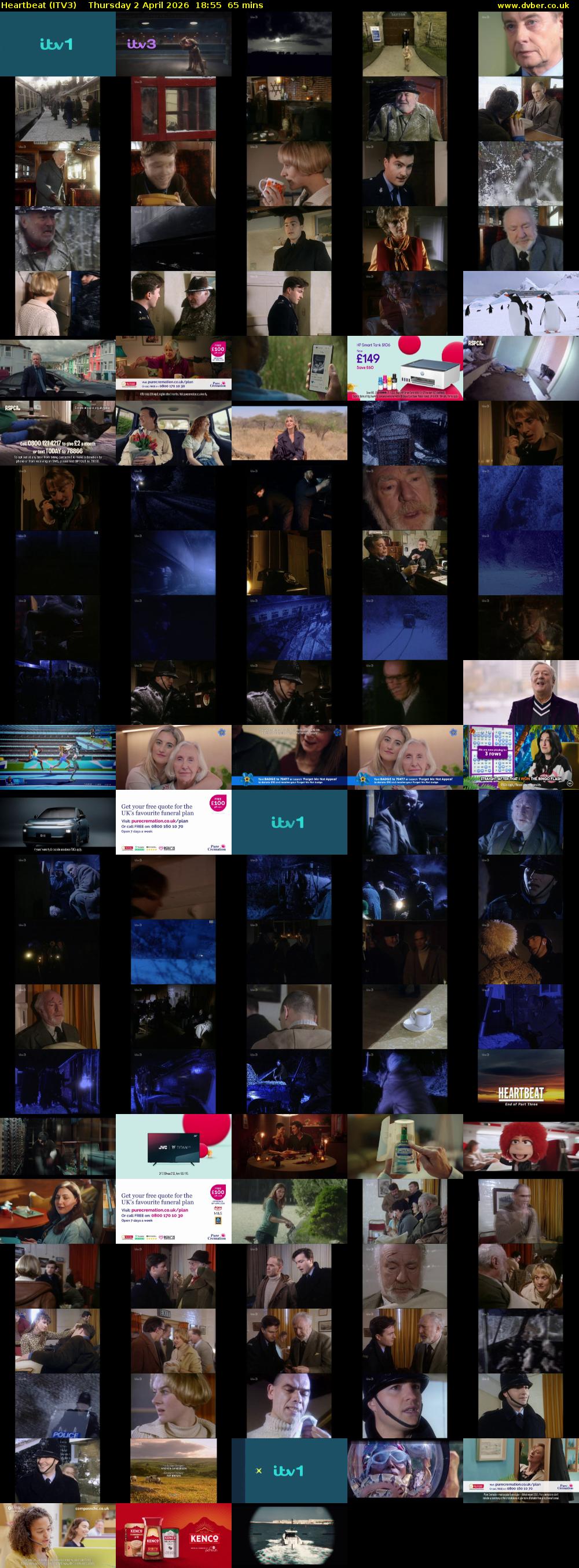 Heartbeat (ITV3) Thursday 2 April 2026 18:55 - 20:00