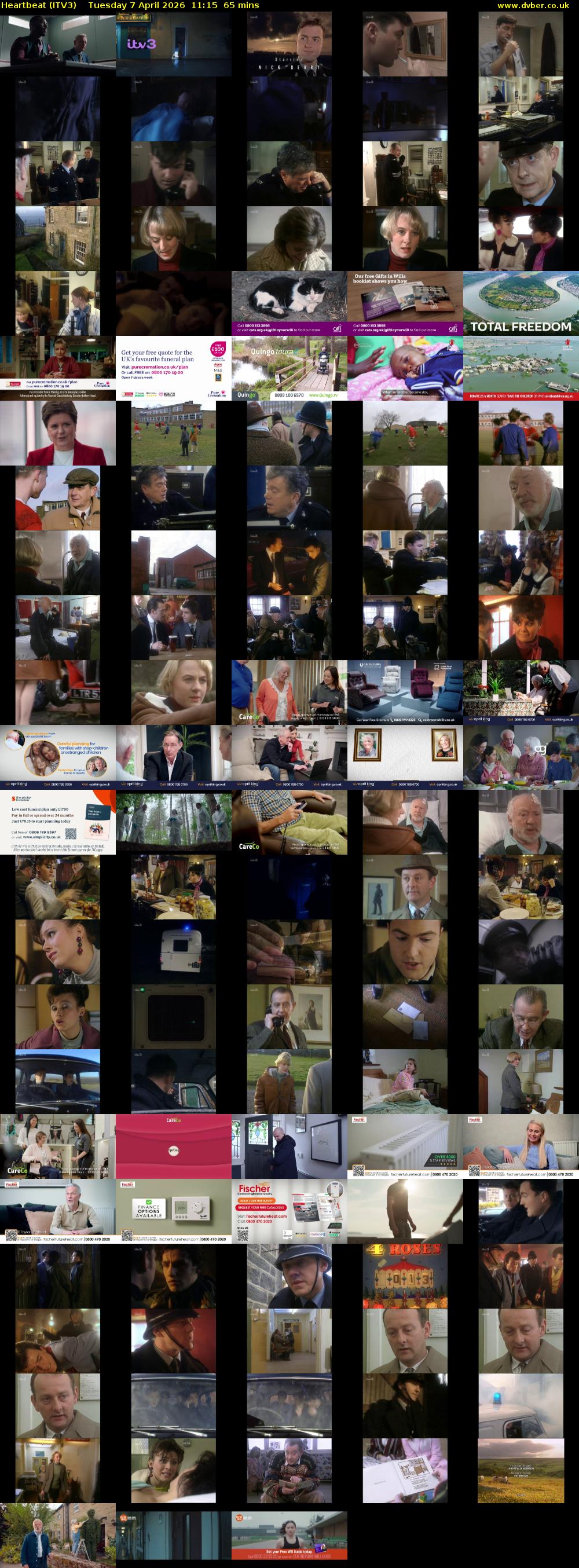 Heartbeat (ITV3) Tuesday 7 April 2026 11:15 - 12:20