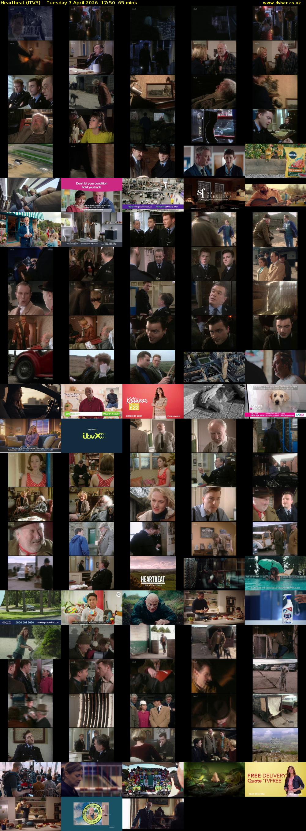 Heartbeat (ITV3) Tuesday 7 April 2026 17:50 - 18:55