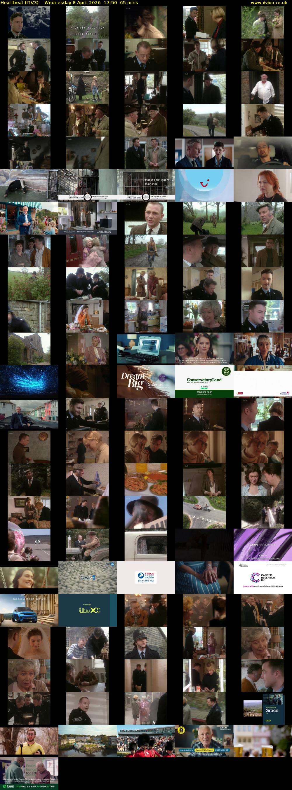 Heartbeat (ITV3) Wednesday 8 April 2026 17:50 - 18:55