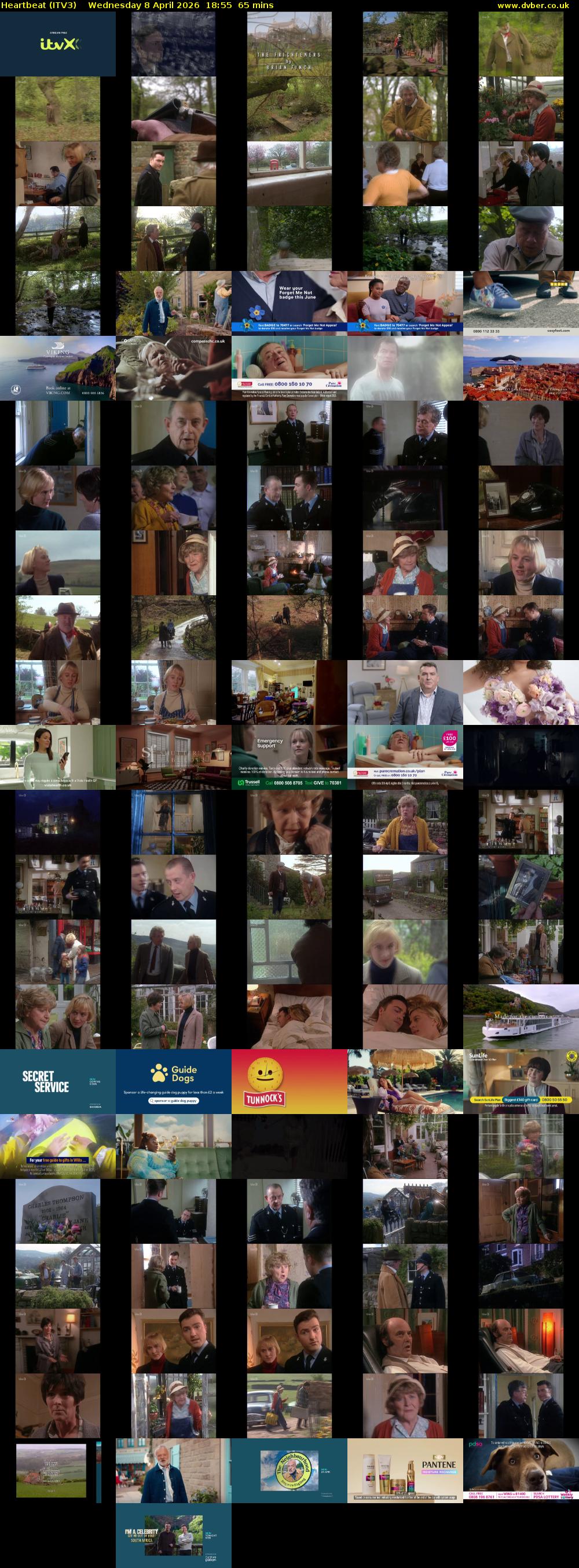 Heartbeat (ITV3) Wednesday 8 April 2026 18:55 - 20:00