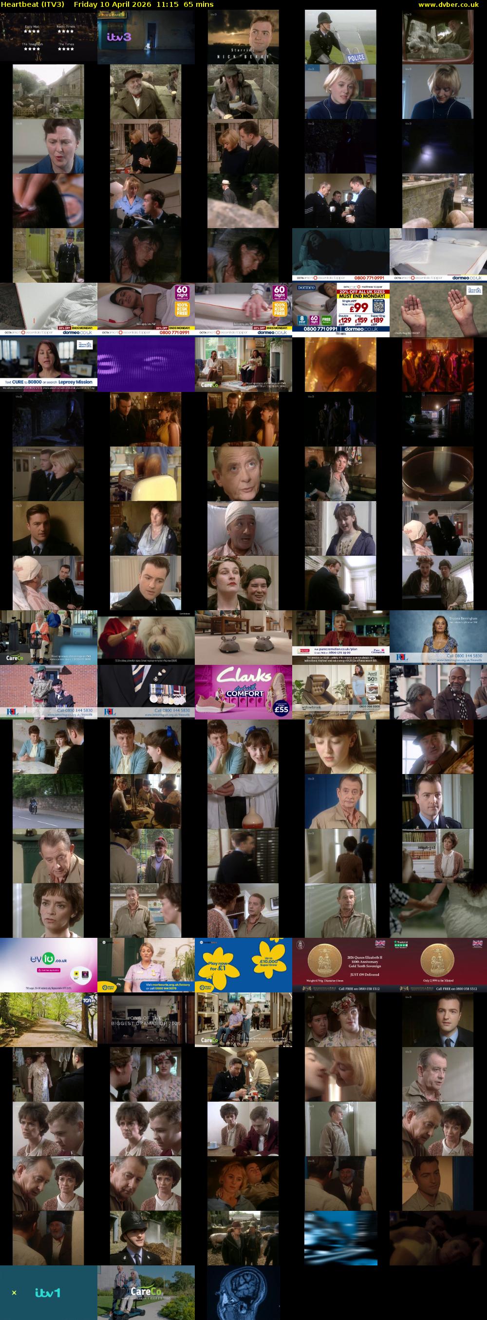 Heartbeat (ITV3) Friday 10 April 2026 11:15 - 12:20