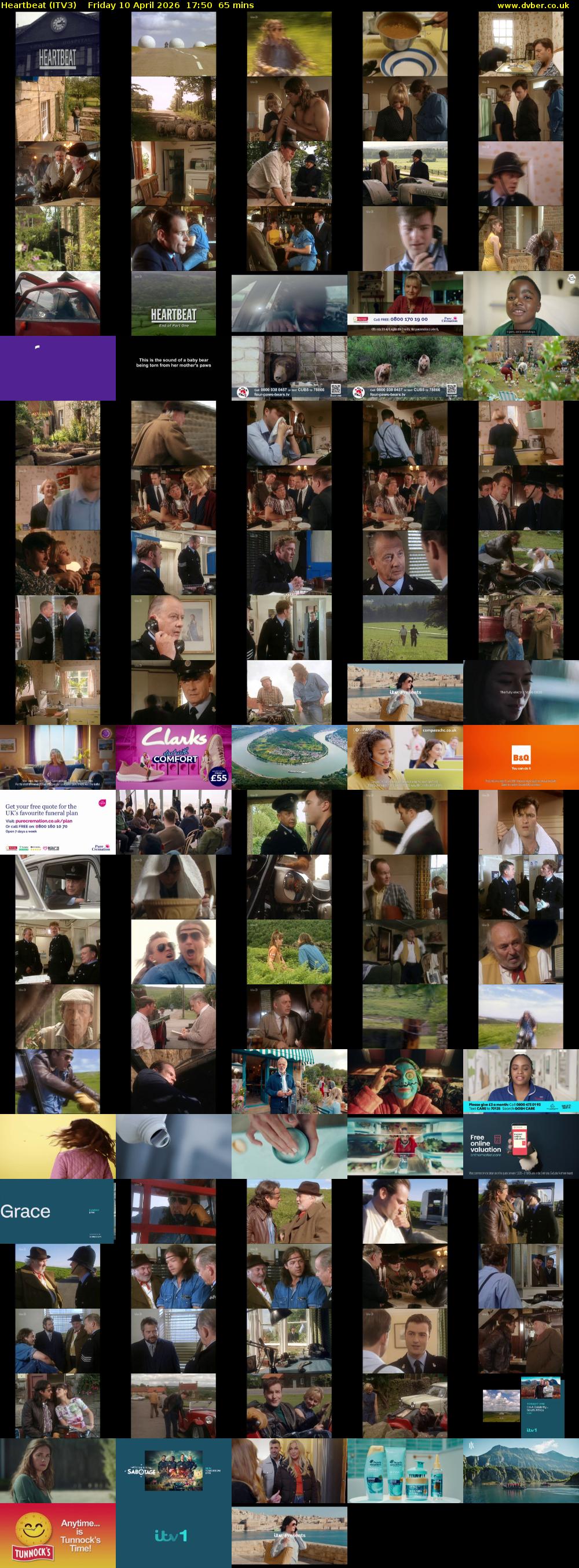 Heartbeat (ITV3) Friday 10 April 2026 17:50 - 18:55