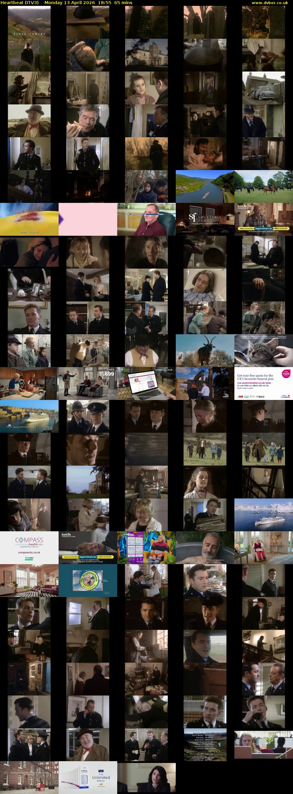 Heartbeat (ITV3) Monday 13 April 2026 18:55 - 20:00