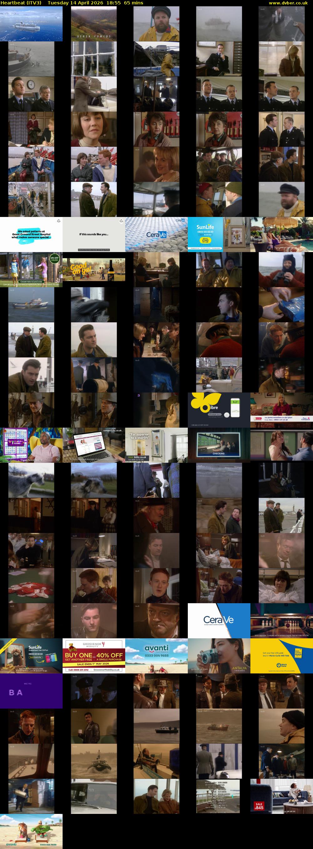 Heartbeat (ITV3) Tuesday 14 April 2026 18:55 - 20:00