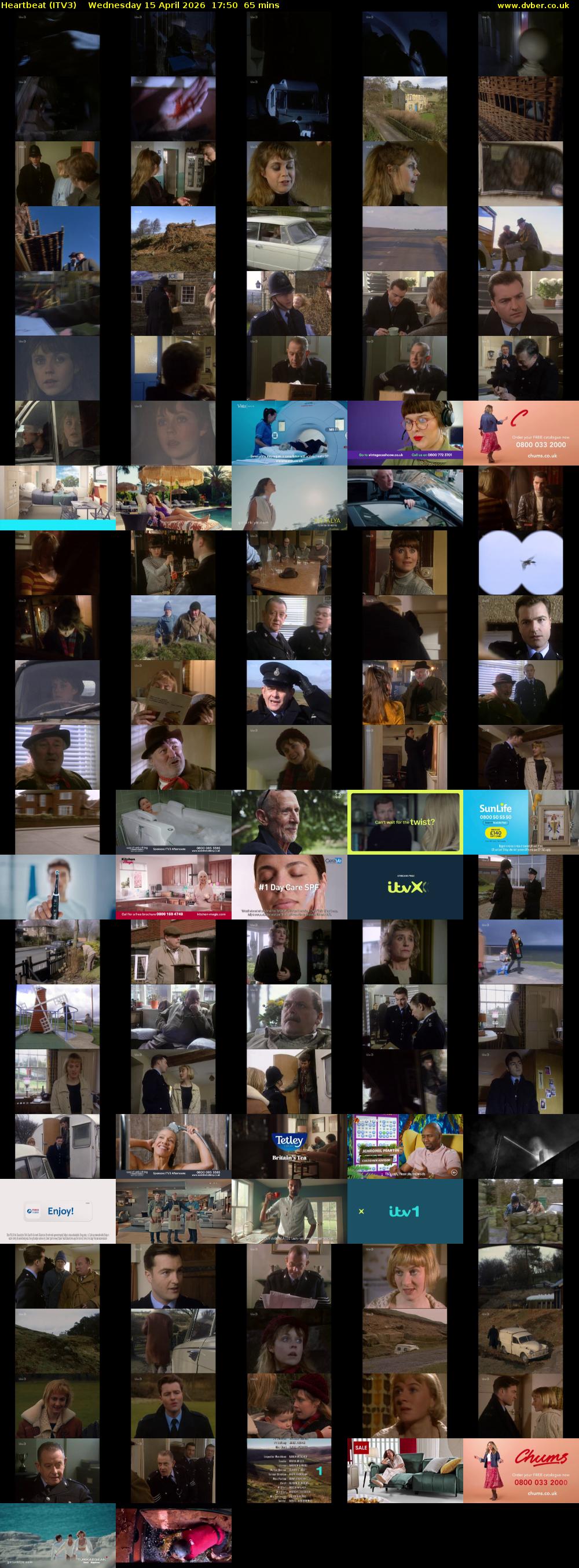 Heartbeat (ITV3) Wednesday 15 April 2026 17:50 - 18:55
