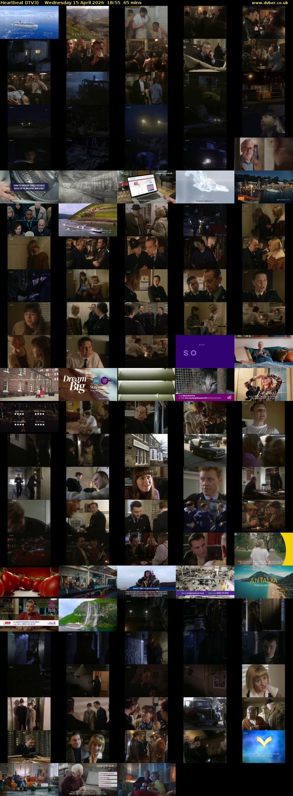 Heartbeat (ITV3) Wednesday 15 April 2026 18:55 - 20:00