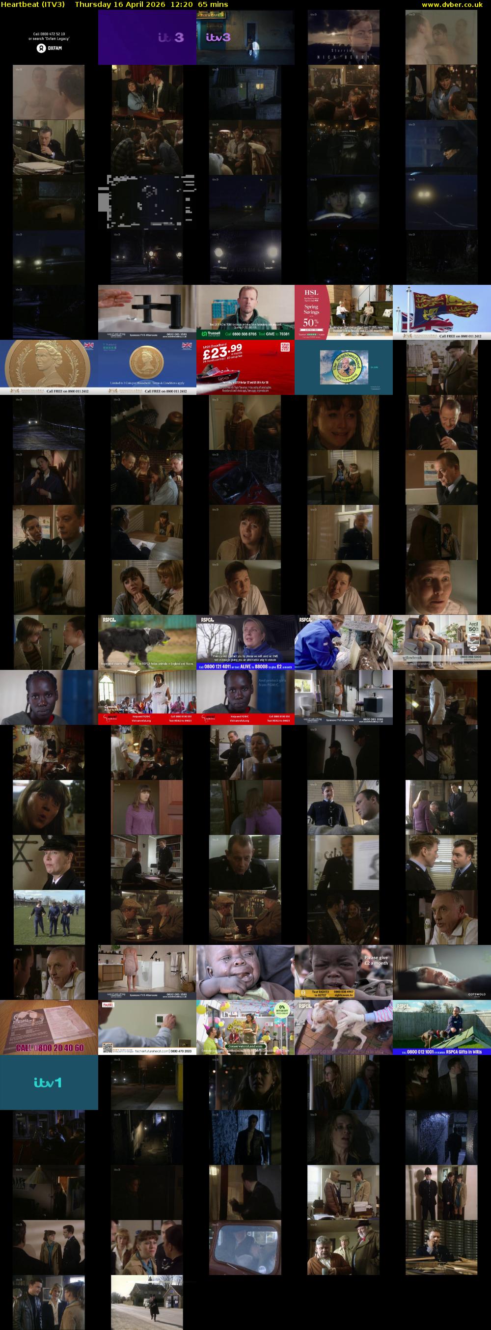 Heartbeat (ITV3) Thursday 16 April 2026 12:20 - 13:25