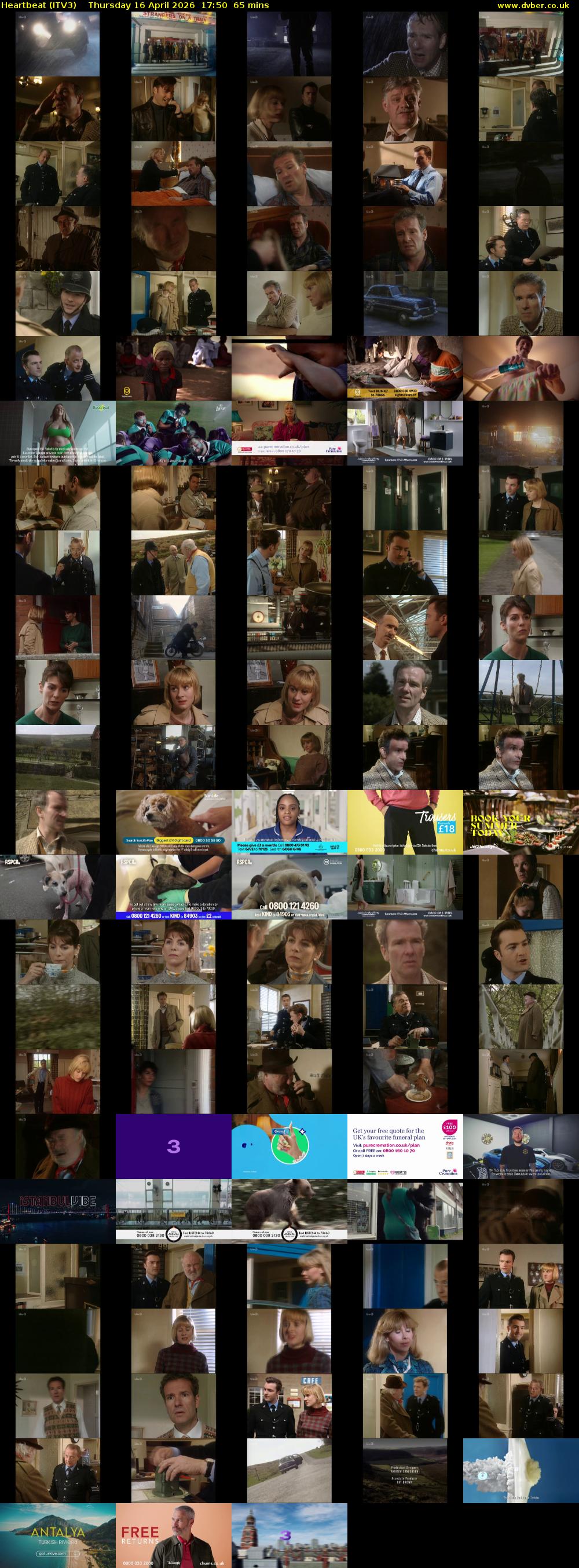 Heartbeat (ITV3) Thursday 16 April 2026 17:50 - 18:55