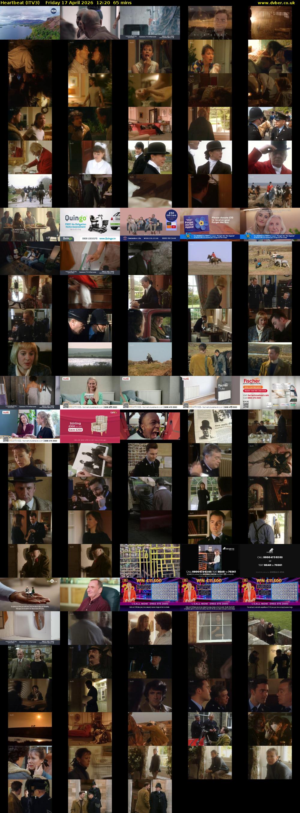 Heartbeat (ITV3) Friday 17 April 2026 12:20 - 13:25