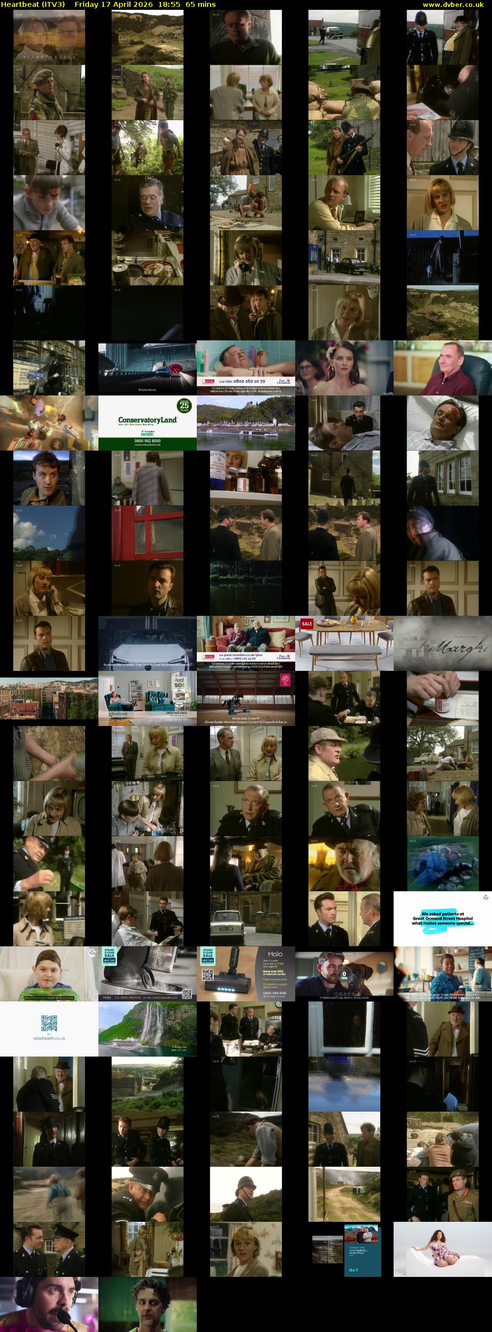 Heartbeat (ITV3) Friday 17 April 2026 18:55 - 20:00