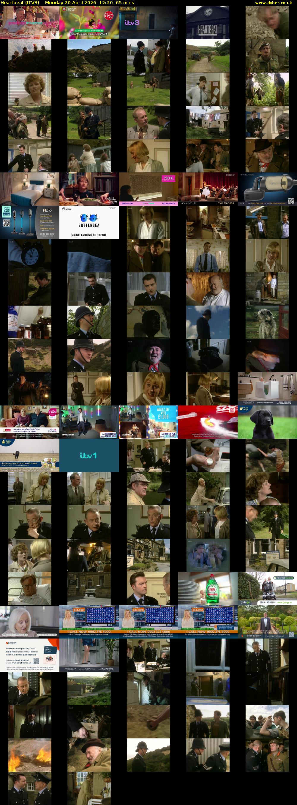 Heartbeat (ITV3) Monday 20 April 2026 12:20 - 13:25