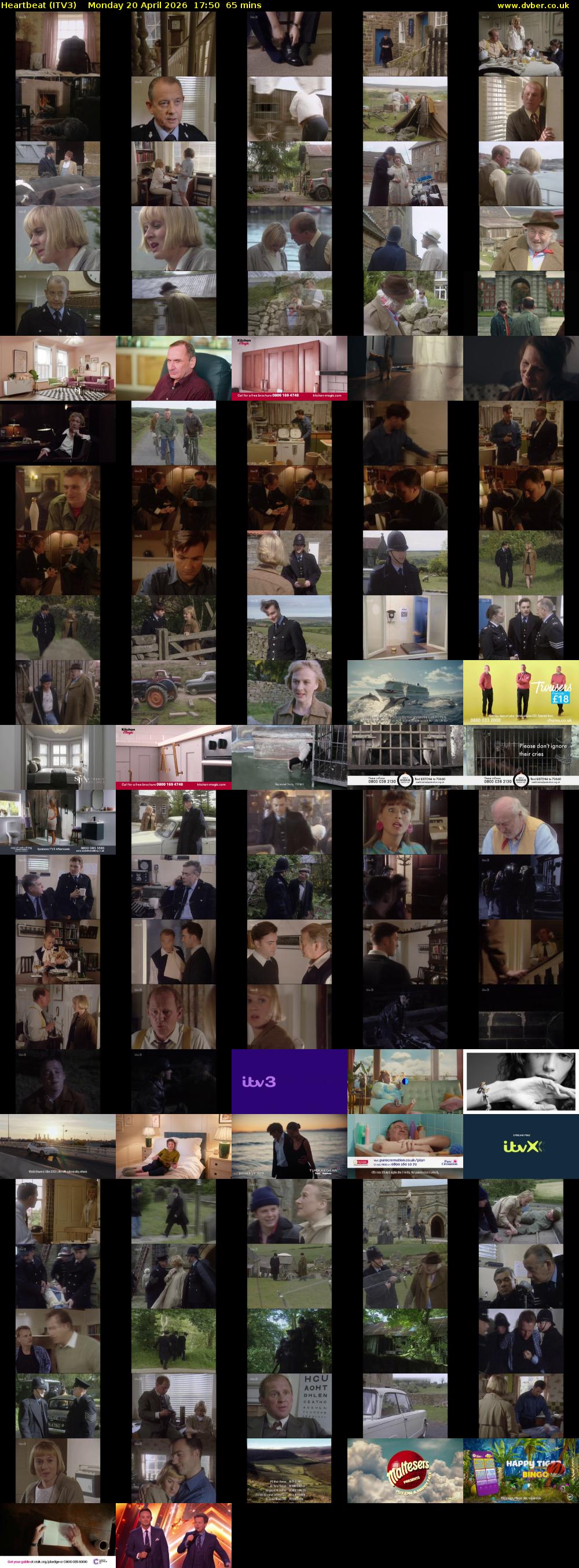 Heartbeat (ITV3) Monday 20 April 2026 17:50 - 18:55