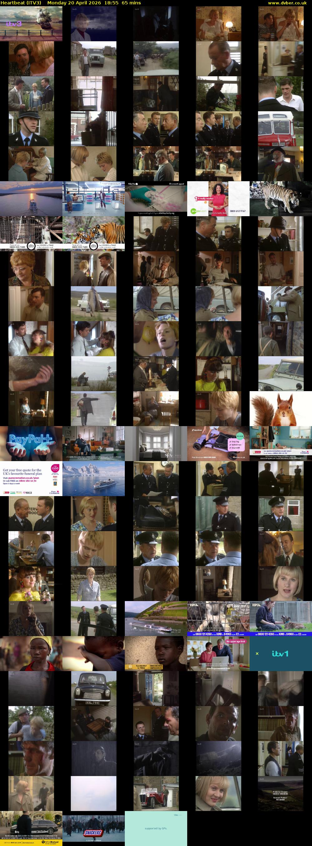 Heartbeat (ITV3) Monday 20 April 2026 18:55 - 20:00