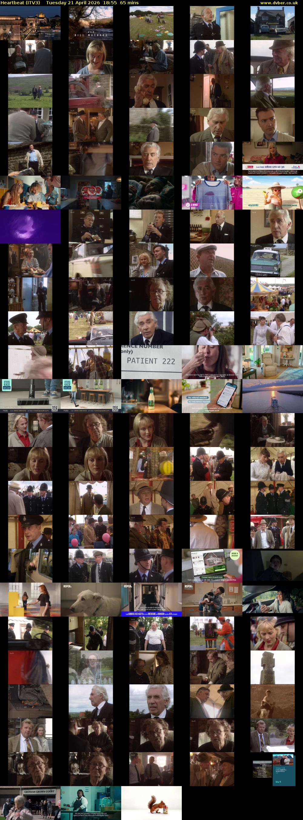 Heartbeat (ITV3) Tuesday 21 April 2026 18:55 - 20:00