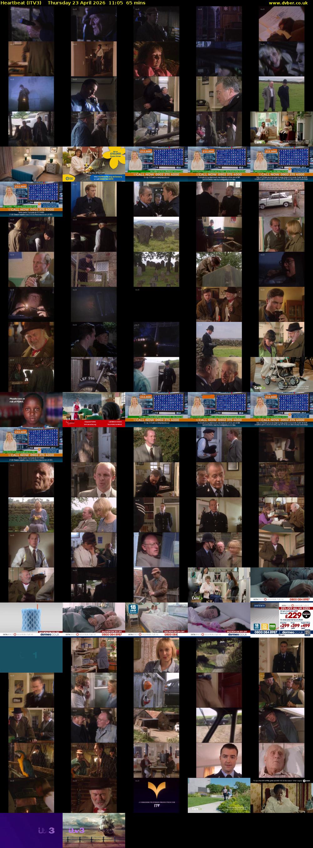 Heartbeat (ITV3) Thursday 23 April 2026 11:05 - 12:10