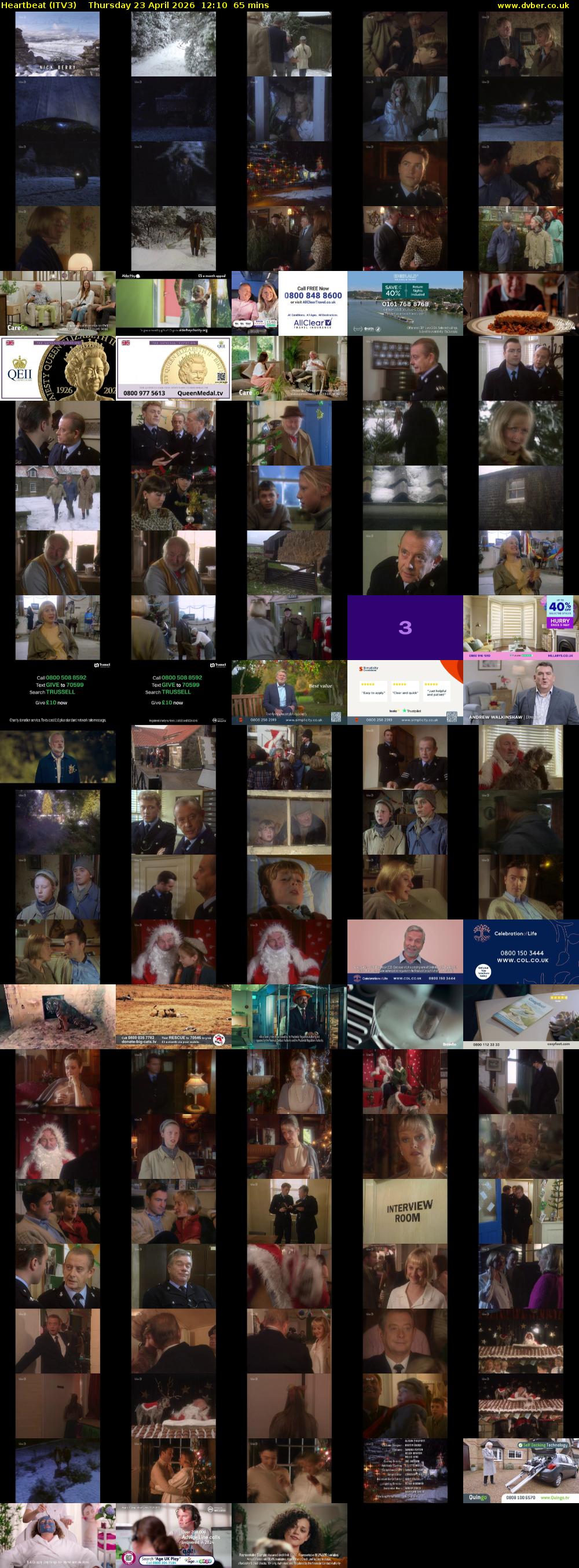 Heartbeat (ITV3) Thursday 23 April 2026 12:10 - 13:15